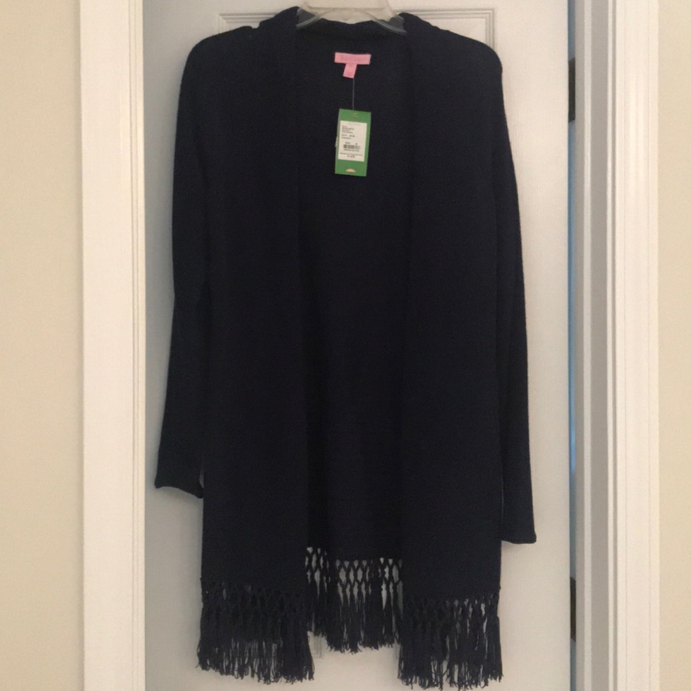 Lilly Pulitzer Tatum Cardigan in True Navy